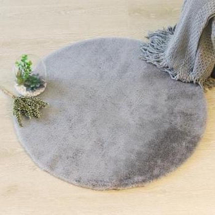 Atmosphera | Tapis | Gris | Rond | 80x80cm | Extra Doux