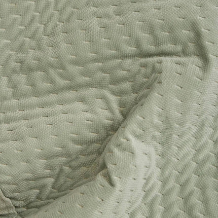 Beddensprei Lilou 240 x 260 cm - Celadon Groen - Inclusief 2 Kussenslopen - Donsvervang Polyester - Dekmatras