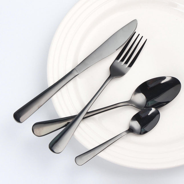 Service de couverts 24 pièces en acier inoxydable - 6 personnes