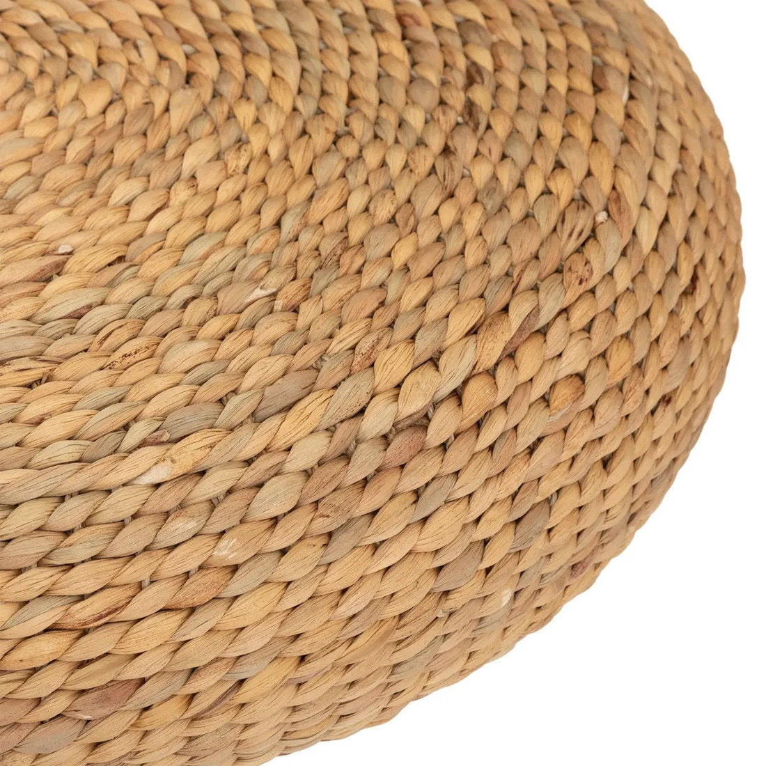 Atmosphera Sahara Floor Cushion - natural - jute/cotton - 55 x 15 cm - Extra thick round floor seat cushion/mattress cushion - Low pouffe
