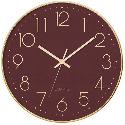 Horloge murale Ø 30 cm Astin Rouge