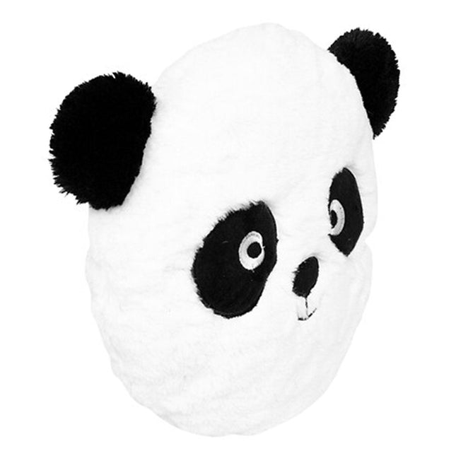 Coussin panda Atmosphera Kids - Ø27x10cm - Blanc