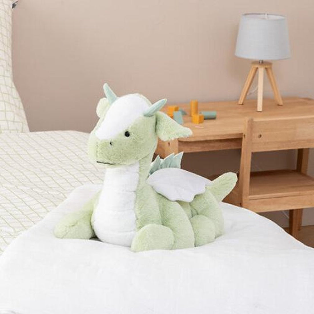 Atmosphera Kids Knuffel Elliot Groene Draak 53x29xH33cm Groen