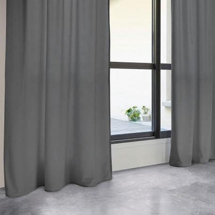 Atmosphera Rideau 260x140cm - Prêt à poser à œillets - Gris foncé