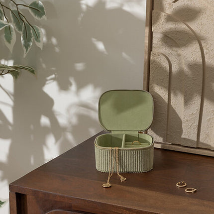 Atmosphera Klein groen sieraden etui