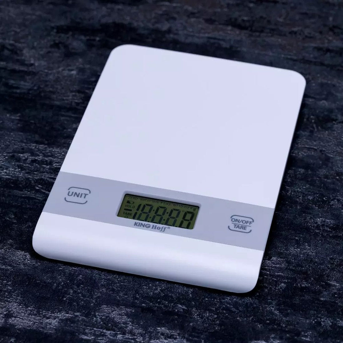 Kinghoff KH-1824 digitale keukenweegschaal – tot 5 kg, per gram, zilver