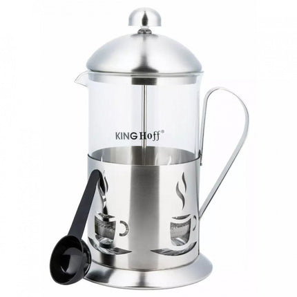 KINGHOFF CAFETIÈRE/THÉIÈRE À PISTON 600 ml KH-4831