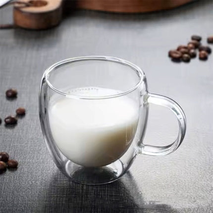 Verres à café - 6x - double paroi - 270 ml - verres à cappuccino - Verres à double paroi pour cappuccino