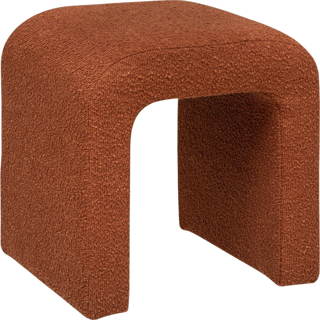 Atmosphera Sevi Hocker - Bouclé - Amber