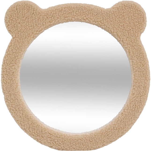 Miroir Ours Atmosphera Kids - Ø34x2,3cm - Marron