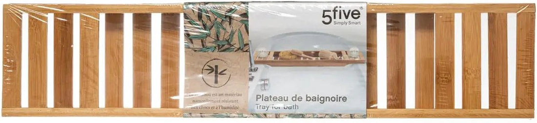 5five - Bamboo wood bath tray - 70 x 15 x 4.5 cm