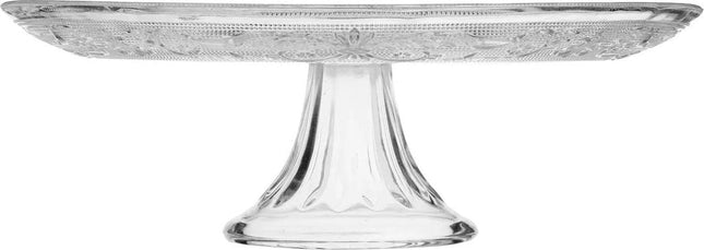 Présentoir à gâteaux Renaissance - verre - 9 x 29 cm - sur pied - pour servir et présenter des pâtisseries