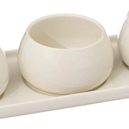Secret de Gourmet Nora Set apéritif - 4 pièces - Blanc