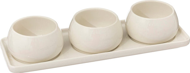 Secret de Gourmet Nora Set apéritif - 4 pièces - Blanc