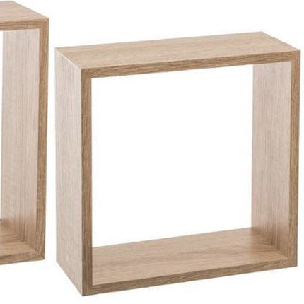 5Five Fixy étagère murale lot de 3 pièces - 30x12x30cm - Chêne Naturel