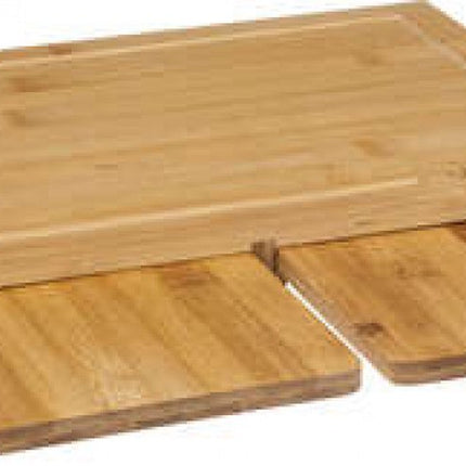 5Five - Planche à découper - 3 pcs - Bambou - Gain de place - 3 en 1