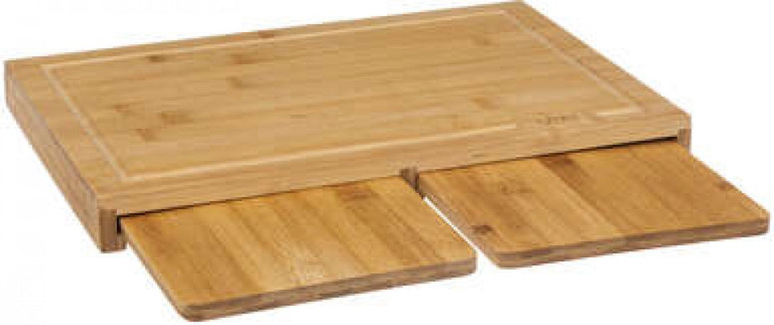 5Five - Cutting Board - 3 pc - Bamboo - Space-saving - 3 in 1