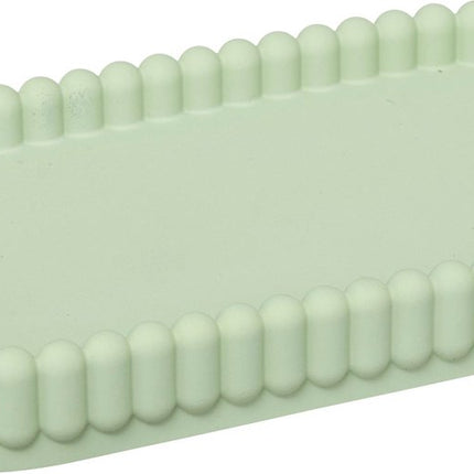 5Five Boîte à Savon Bonbon - Cannelée - 19x9x2cm - Vert