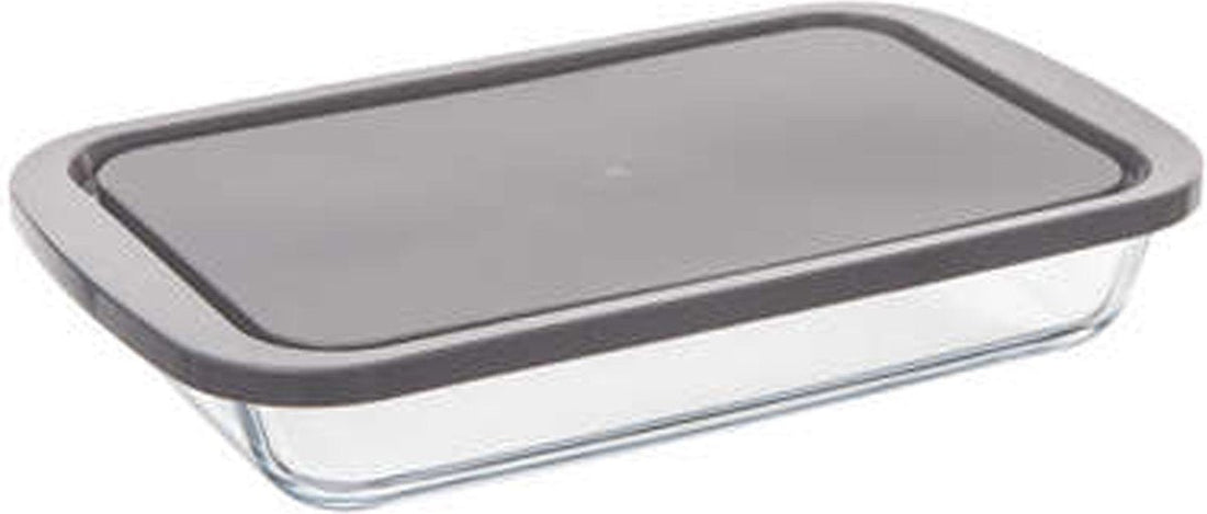 5Five Oven dish with lid - borosilicate glass - rectangular - 1.6 Liter - 29 x 18 x 5 cm