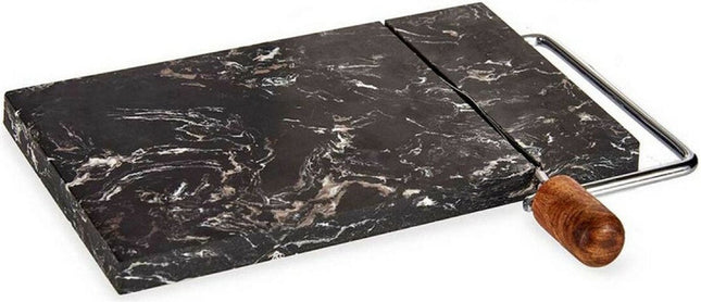 Planche à découper en marbre Noir (15 x 1,5 x 22 cm)
