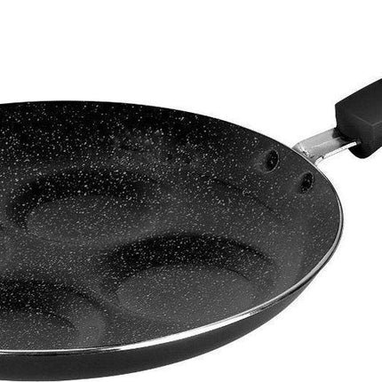Poêle à frire pour œufs avec revêtement marbré 24 cm, compatible induction