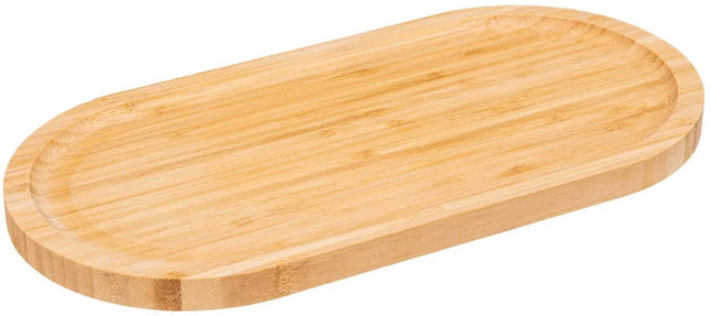 5Five Planche de service pour amuse-bouches/finger food - 30 x 15 cm - bambou - plateau apéritif - plateau à tapas