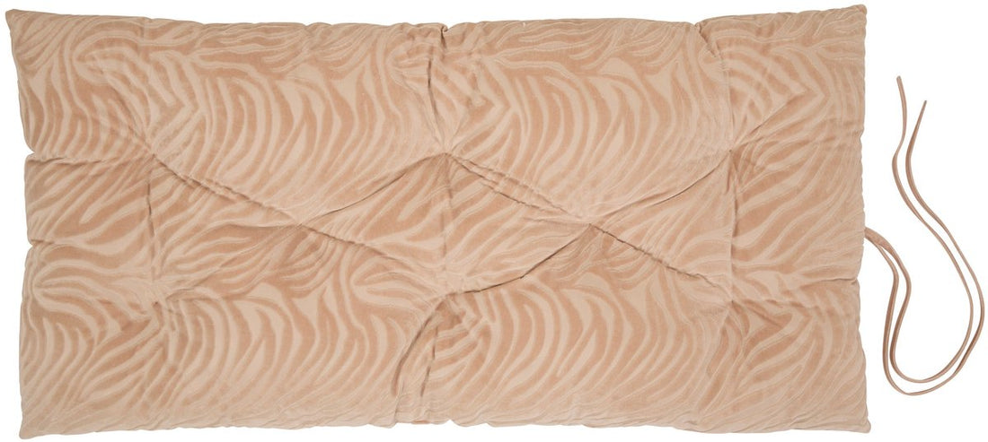 Atmosphera Tigris Samt-Bodenmatratze - 60 x 120 x H 8 cm - Beige