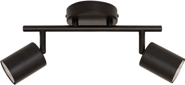 Atmosphera Vico Plafonnier - 28x10x17cm - Noir