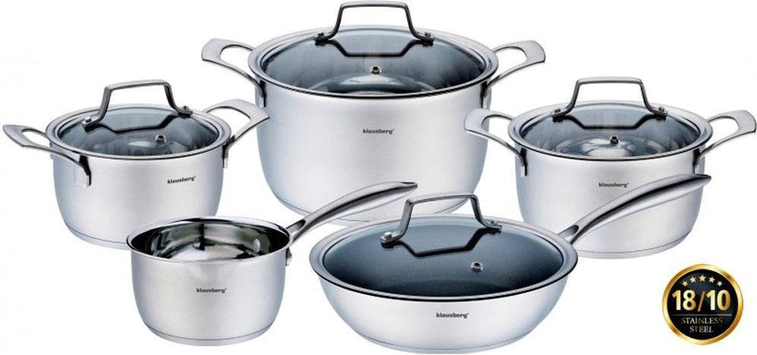 Klausberg 5-piece cookware set 18/10