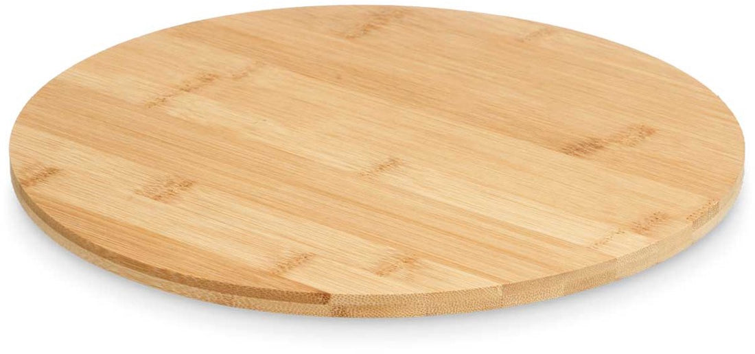 Kinvara Rotating Round Bamboo Cutting Board d: 30 cm