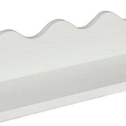 Atmosphera Étagère Murale Ondulée Salina - 53x15x15cm - Blanc