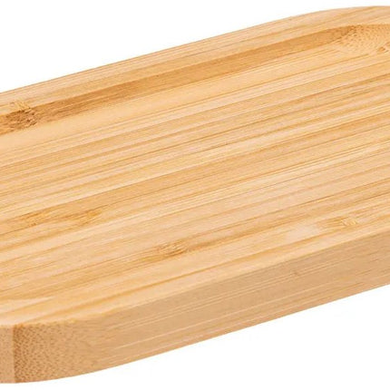 5Five Planche à servir pour apéritifs/amuse-gueules - 20 x 10 cm - bois de bambou - planche à tapas - plateau à partager