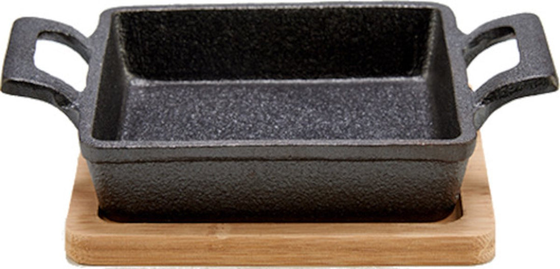 Kinvara Bratpfanne 18, 5 x 14 cm Stahl Grau / natur 2-teilig