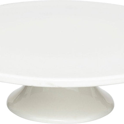 Secret de Gourmet Présentoir à gâteau/Plateau à gâteau - Ø28xH9cm - Blanc