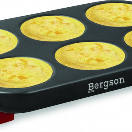 Bergson BCP56 - Pannenkoekenmaker - Crêpe Maker - 6 stuks - 1500 Watt