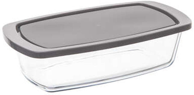 5Five Plat à four avec couvercle - verre borosilicate - rectangulaire - 1.8 Litre - 27 x 14 x 7,3 cm