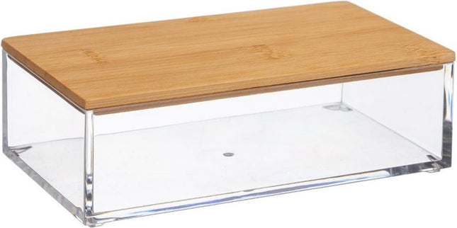 Support/boîte à bijoux/maquillage 16 x 5 cm en plastique - Boîte à vernis à ongles - Boîte à bijoux - Boîte à maquillage - Organisateur
