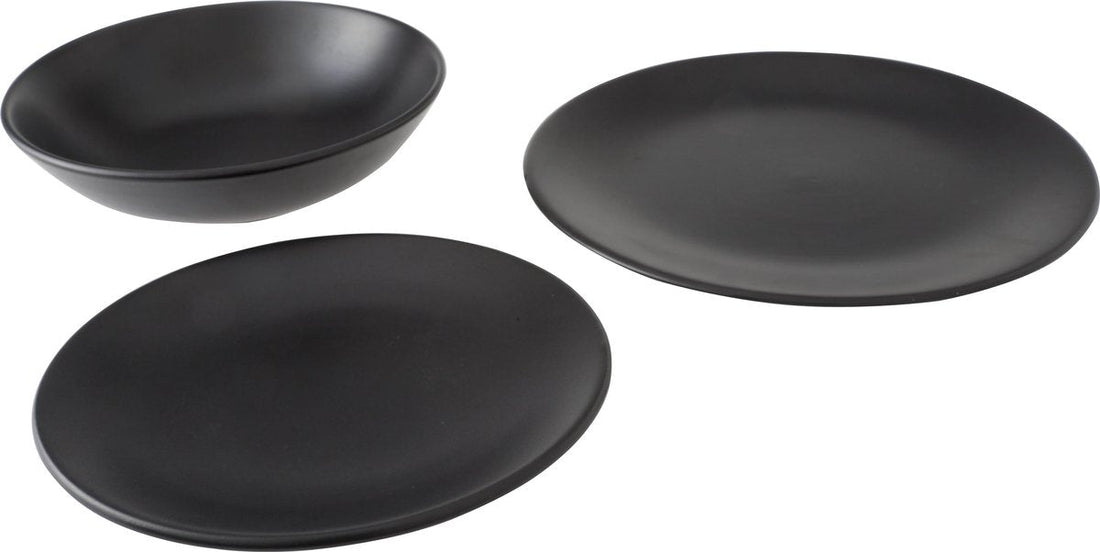 Cosy&Trendy Serena Black - Dinnerware Set - 18-Piece
