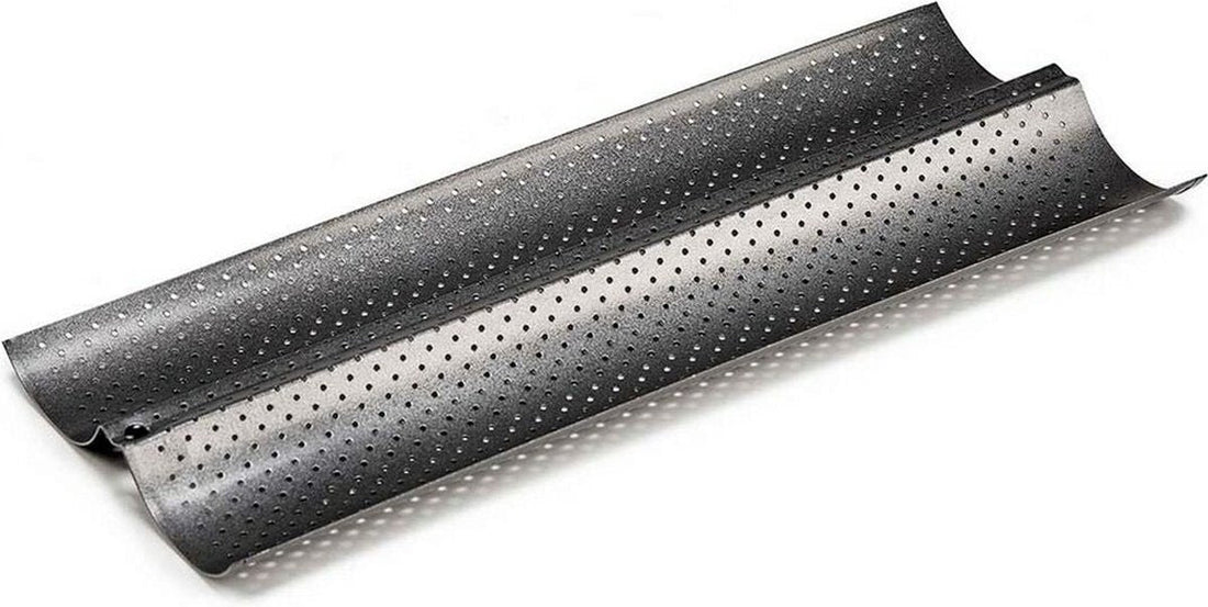 Ovenschaal voor brood – koolstofstaal met antiaanbaklaag, 38 x 16 cm