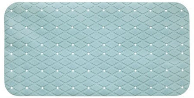 Tapis de bain | Tapis de salle de bain | Tapis de douche | Tapis de bain en PVC 70 x 35 cm | Antidérapant | Très adhérent | Turquoise | Tapis de douche antidérapant