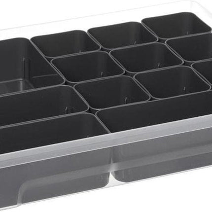 5Five Boîte de rangement 4,8 litres avec 13 compartiments amovibles