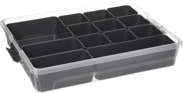 5Five Boîte de rangement 4,8 litres avec 13 compartiments amovibles
