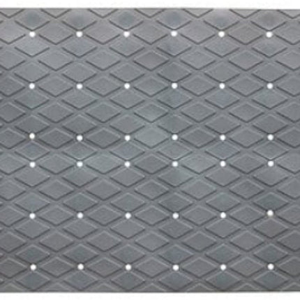 Tapis de bain | Tapis de salle de bain | Tapis de douche | Tapis de bain en PVC 70 x 35 cm | Antidérapant | Très adhérent | Noir - Tapis de douche antidérapant