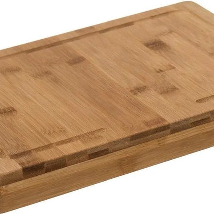 Planche à découper en bambou avec rebord 35 x 24 cm - Planche à pain