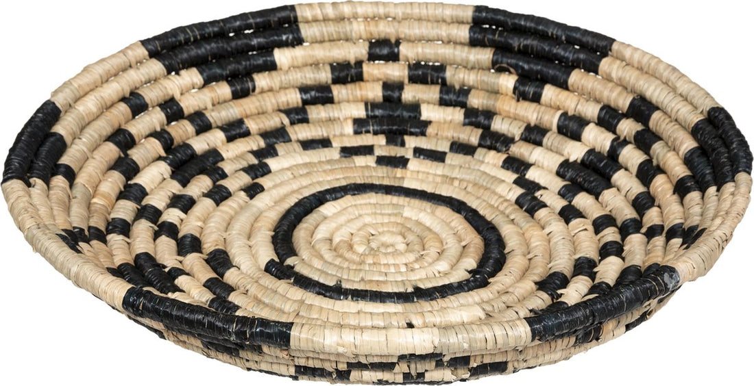 Atmosphera Wanddekoration Korb Hyazinthe - 50 CM - Schwarz - Wanddeko