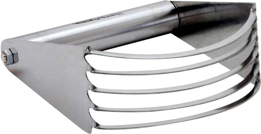 Kinghoff KH3378 - Manueller Küchenhacker aus Edelstahl - 5 scharfe Klingen - Ideal zum Herstellen von Teig, Hacken von Butter und mehr