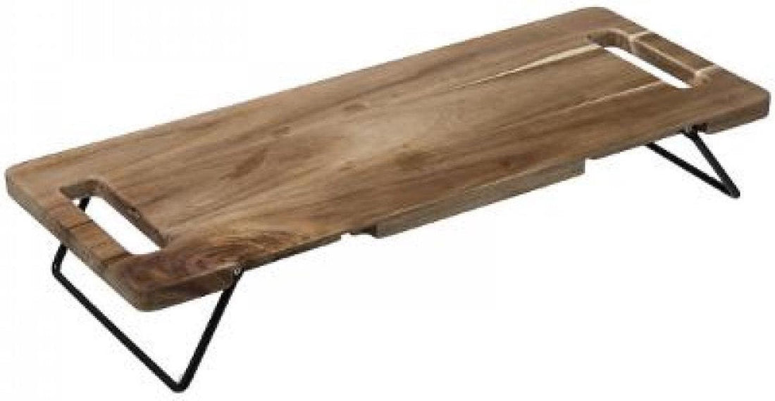 Secret de Gourmet opvouwbare tapasplank – borrelplank, acaciahout, 48 x 20 cm
