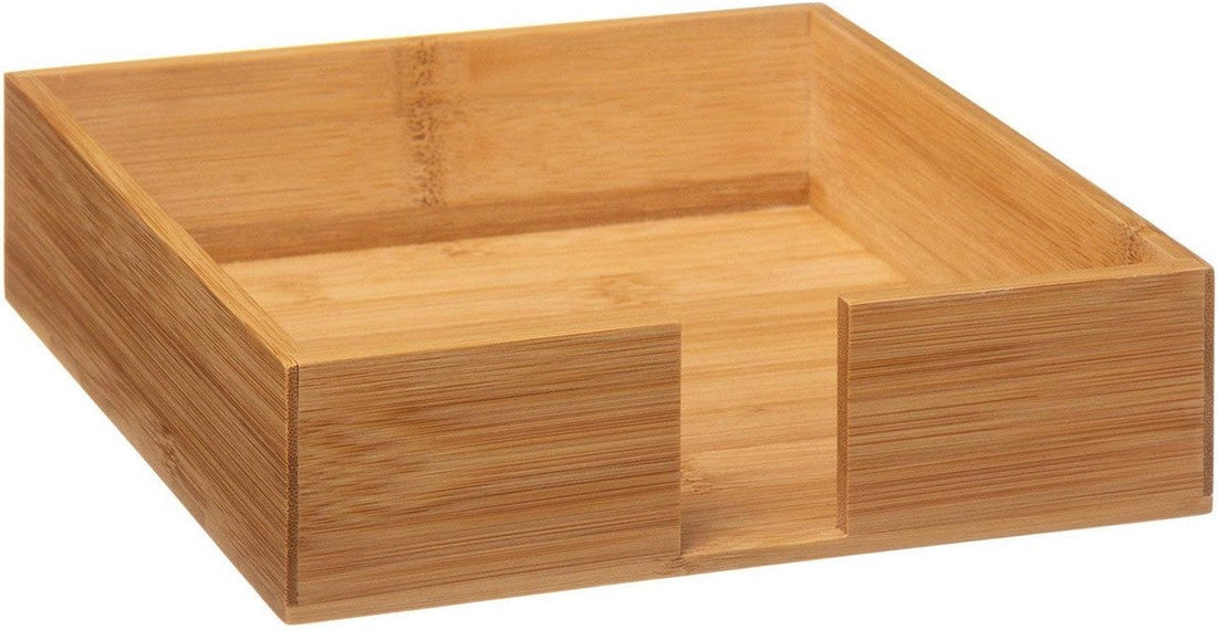 Servethouder Secret de Gourmet van bamboe – 20,5 x 20,5 x 5,5 cm