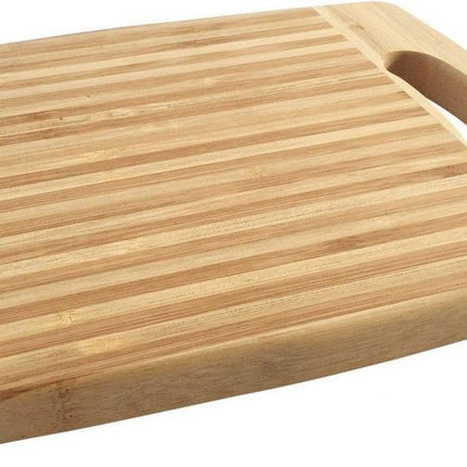 KINGHOFF Planche à découper en bambou 33 cm x 23 cm x 1.8cm