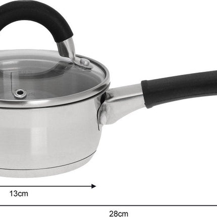 Kinghoff - casserole avec couvercle - acier inoxydable - 0,5 litre
